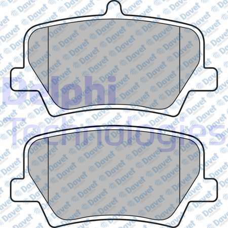 DELPHI LP3434 Arka Fren Balatasi Volvo Xc40 17 -